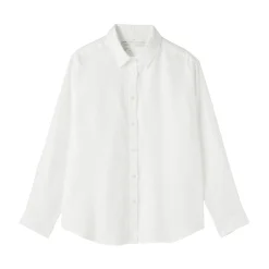Chemises^Muji Chemise en lin lavé pour femme