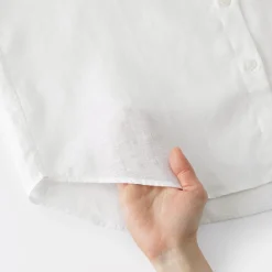 Chemises^Muji Chemise en lin lavé pour femme