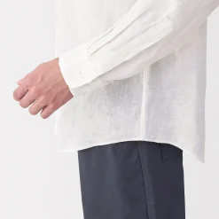 Chemises^Muji Chemise en lin lavé pour homme