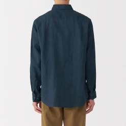 Chemises^Muji Chemise en lin lavé pour homme