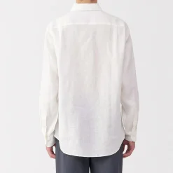 Chemises^Muji Chemise en lin lavé pour homme