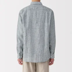 Chemises^Muji Chemise en lin lavé pour homme