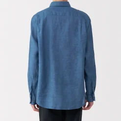 Chemises^Muji Chemise en lin lavé pour homme