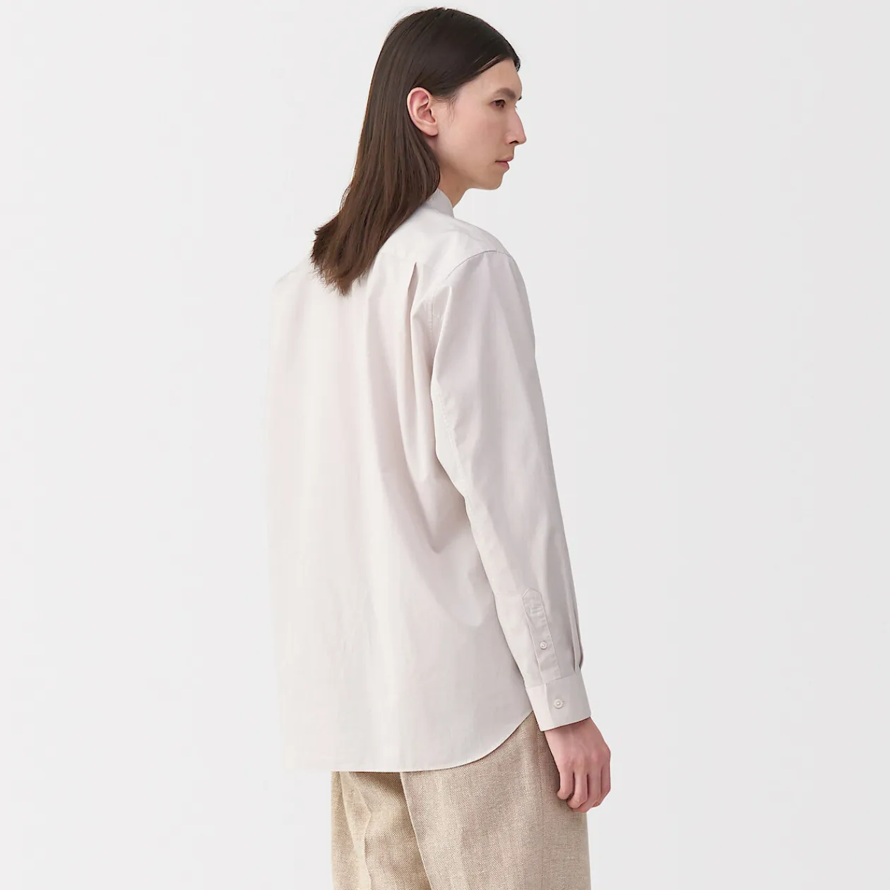 Chemises^Muji Chemise en popeline de coton pour homme