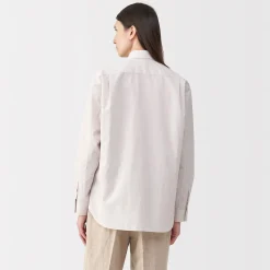 Chemises^Muji Chemise en popeline de coton pour homme