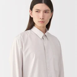Chemises^Muji Chemise en popeline de coton pour homme