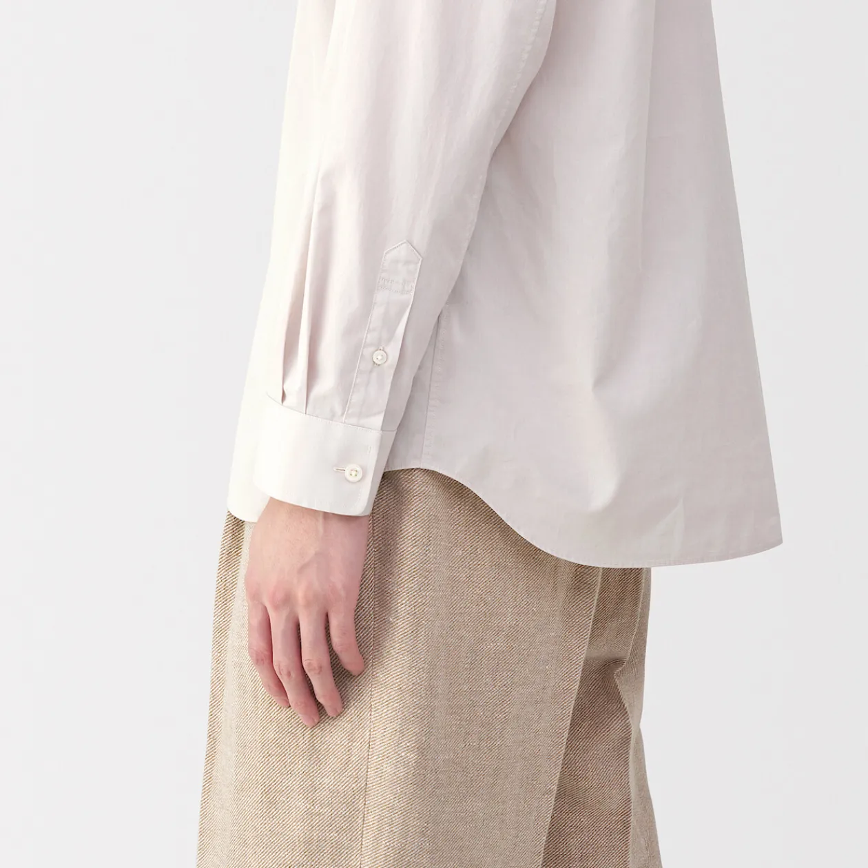 Chemises^Muji Chemise en popeline de coton pour homme