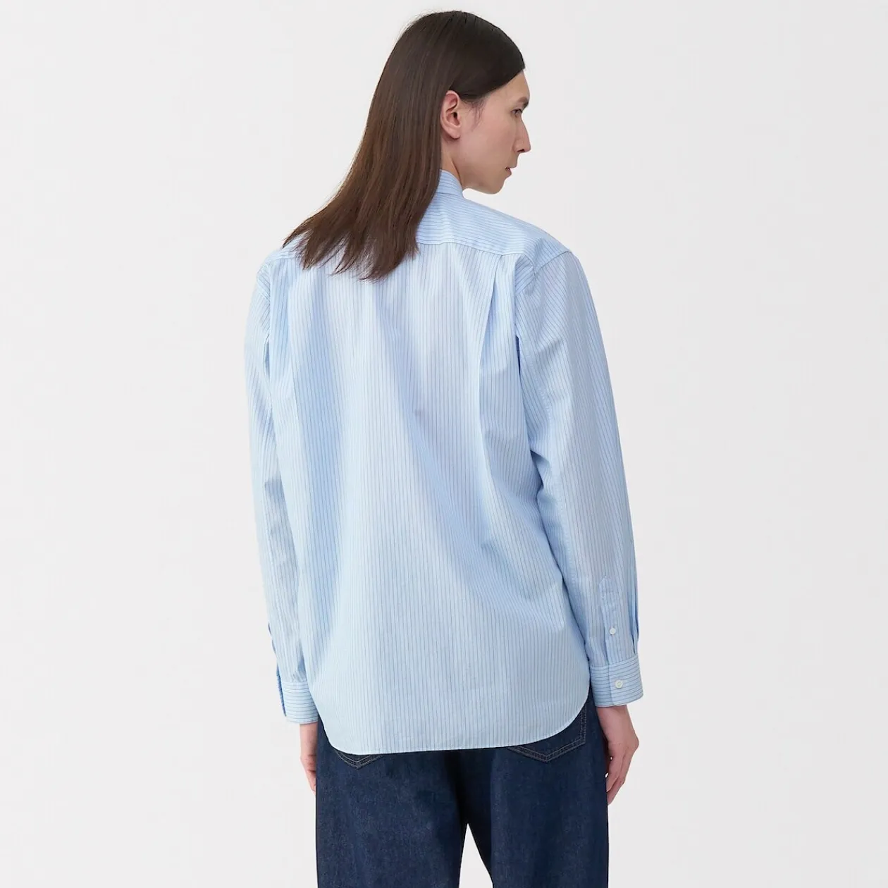 Chemises^Muji Chemise en popeline de coton pour homme