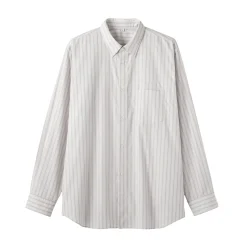 Chemises^Muji Chemise en popeline de coton biologique pour homme