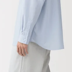 Chemises^Muji Chemise en popeline de coton biologique pour homme