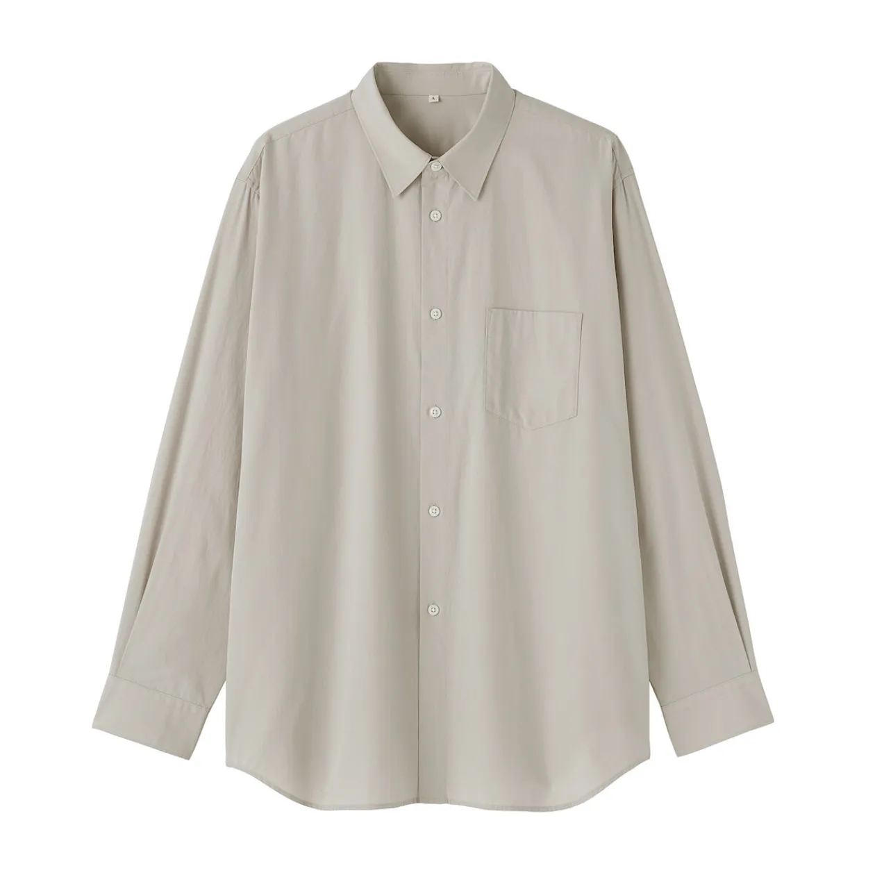 Chemises^Muji Chemise en popeline de coton pour homme