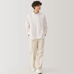 Chemises^Muji Chemise Oxford en coton lavé pour homme…