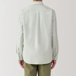 Chemises^Muji Chemise Oxford en coton lavé pour homme…
