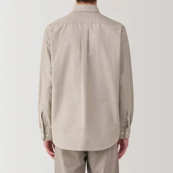 Chemises^Muji Chemise Oxford en coton lavé pour homme…