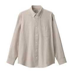 Chemises^Muji Chemise Oxford en coton lavé pour homme…