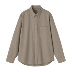 Chemises^Muji Chemise Oxford en coton lavé pour homme