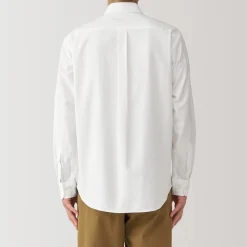 Chemises^Muji Chemise Oxford en coton lavé pour homme