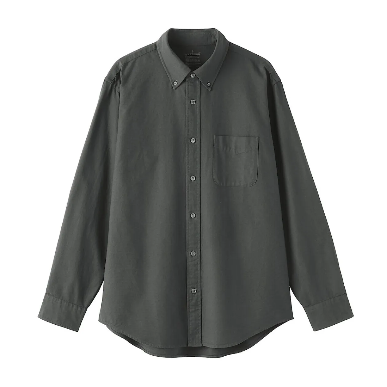 Chemises^Muji Chemise Oxford en coton lavé pour homme