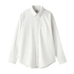 Chemises^Muji Chemise Oxford en coton lavé pour homme