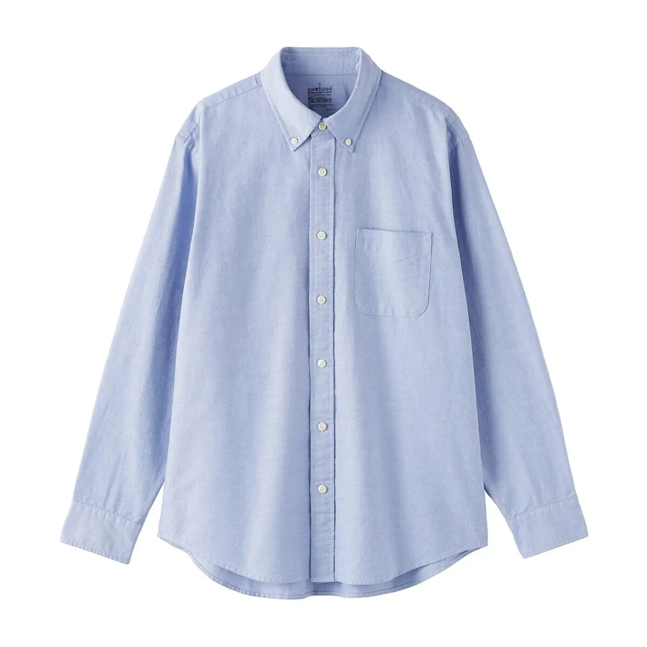 Chemises^Muji Chemise Oxford en coton lavé pour homme