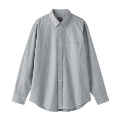 Chemises^Muji Chemise Oxford en coton lavé pour homme