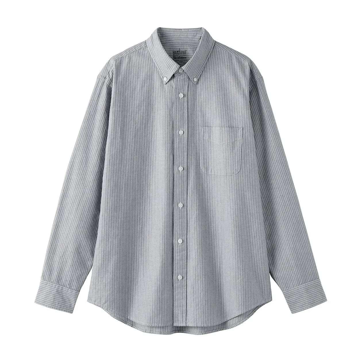 Chemises^Muji Chemise Oxford en coton lavé pour homme