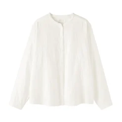 Chemises^Muji Chemisier en double gaze en mélange de kapok pour femme