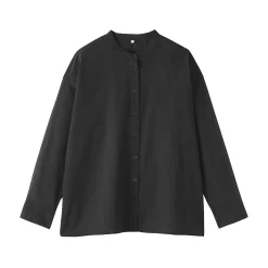 Chemises^Muji Chemisier transparent en coton biologique à haute torsion