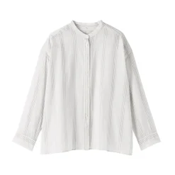 Chemises^Muji Chemisier transparent en coton biologique à haute torsion