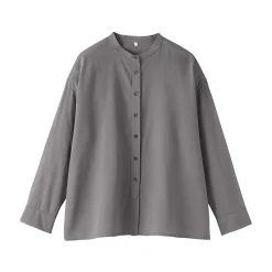 Chemises^Muji Chemisier transparent en coton biologique à haute torsion