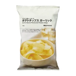 Chips, Snacks Et Fruits À Coque^Muji Chips de pomme de terre ‐ Goût sauce à l'ail