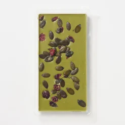 Chocolat Et Bonbons^Muji Chocolat blanc avec des canneberges sucrées, des graines de citrouille et du thé vert matcha