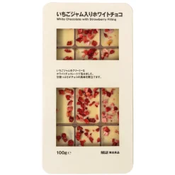 Chocolat Et Bonbons^Muji Chocolats blancs fourrés à la fraise