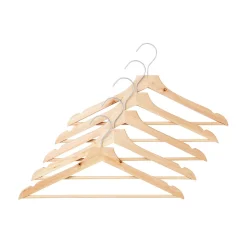 Produits D'Entretien Des Vêtements^Muji Cintres en bois avec encoches (Lot de 5)