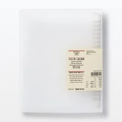 Classeurs^Muji Classeur à anneaux A5 20 trous en PP