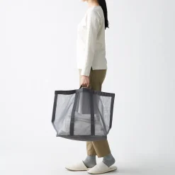 Produits D'Entretien Des Vêtements^Muji Corbeille à linge en filet de nylon