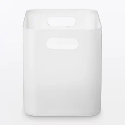 Petits Rangements En Polypropylène^Muji Corbeille en PP à poignées L15X P22X H16.9cm