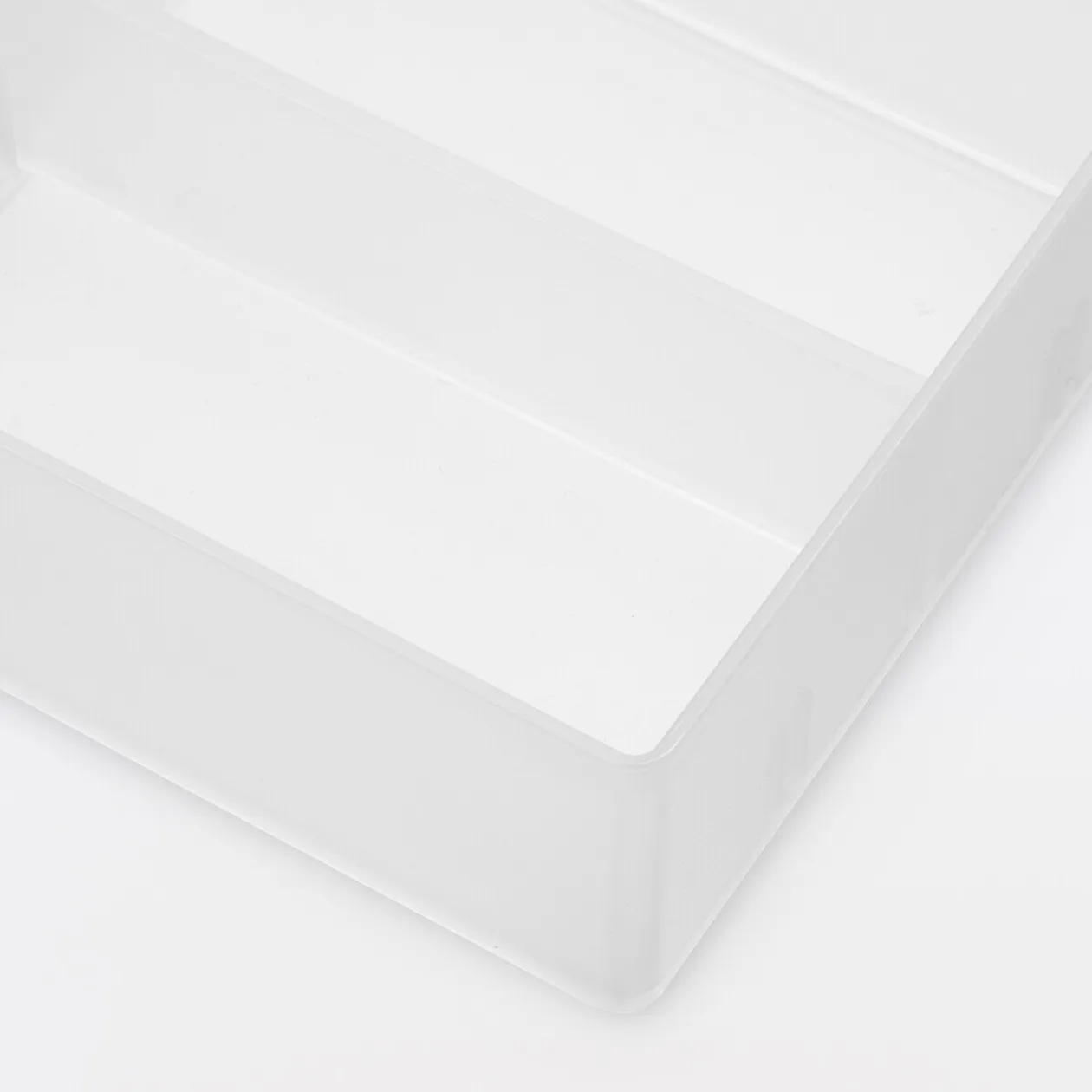 Boîtes Et Rangement De Bureau^Muji Corbeille PP avec séparateur 1 ‐ 10x10x4cm