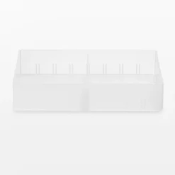 Boîtes Et Rangement De Bureau^Muji Corbeille PP avec séparateur 4 ‐ 13.4 x 20