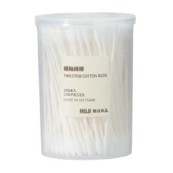 Bain Et Douche|Outils De Maquillage Et Coton^Muji Cotons‐tiges fins ‐ Boîte de 200