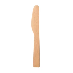 Couverts^Muji Couteau à beurre en hêtre 16cm