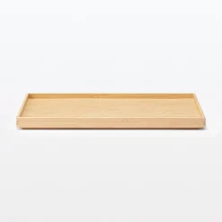Rangements En Bois|Boîtes Et Rangement De Bureau^Muji Couvercle empilable en bambou‐ 37cm