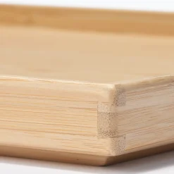 Rangements En Bois|Boîtes Et Rangement De Bureau^Muji Couvercle empilable en bambou‐ 37cm