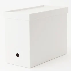 Petits Rangements En Polypropylène|Boîtes Et Rangement De Bureau^Muji Couvercle pour boîte archives grise en PP 15cm