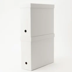 Petits Rangements En Polypropylène|Boîtes Et Rangement De Bureau^Muji Couvercle pour boîte archives grise 10cm