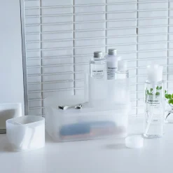 Petits Rangements En Polypropylène^Muji Couvercle pour corbeille PP L15.7X P23.2X H2cm