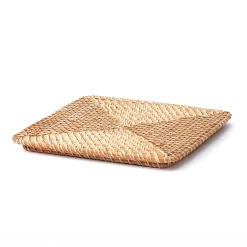 Rangements En Rotin^Muji Couvercle pour panier en rotin L35X P36X H3cm