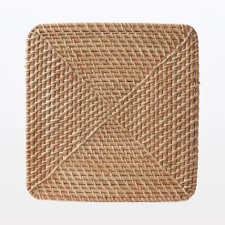 Rangements En Rotin^Muji Couvercle pour panier en rotin L35X P36X H3cm