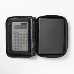 Agendas Et Calendriers^Muji Couverture d``agenda en polyester avec étui à stylo A5