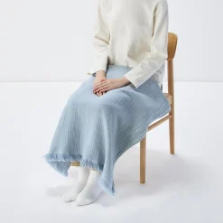 Coussins Et Plaids^Muji Couverture double gaze en coton biologique